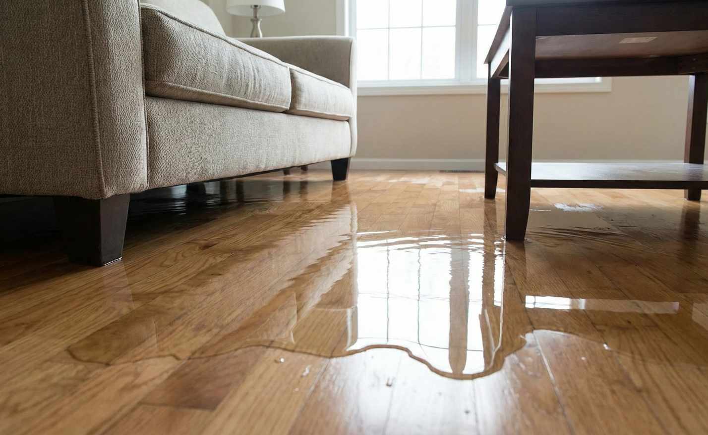 Cách xử lý sàn gỗ bị ngấm nước, ngập nước cấp tốc 1 Cách xử lý sàn gỗ bị ngấm nước, ngập nước cấp tốc