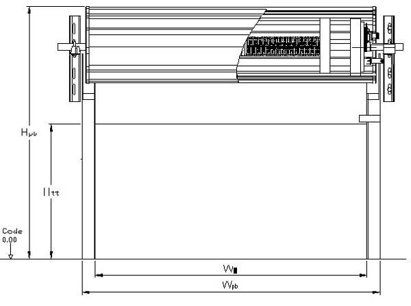 Bảng k&iacute;ch thước cửa cuốn thường gặp
