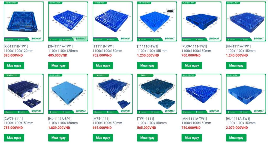 Pallet nhựa và pallet gỗ, Loại nào tiết kiệm hơn khi sử dụng lâu dài? 3 Nên chọn pallet nhựa hay pallet gỗ