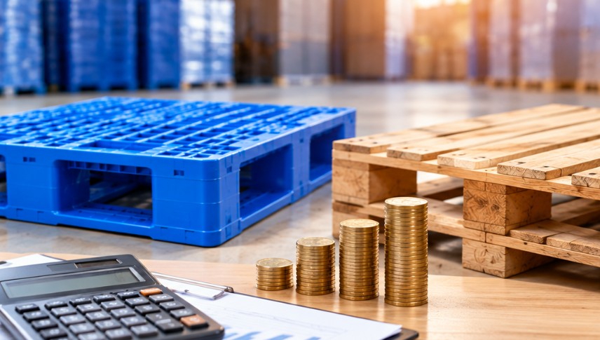 Pallet nhựa và pallet gỗ, Loại nào tiết kiệm hơn khi sử dụng lâu dài? 4 Tính chi phí sử dụng thay vì chỉ so sánh giá